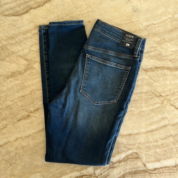 New J. Crew 9” High Rise Skinny Jeans Signature Stretch